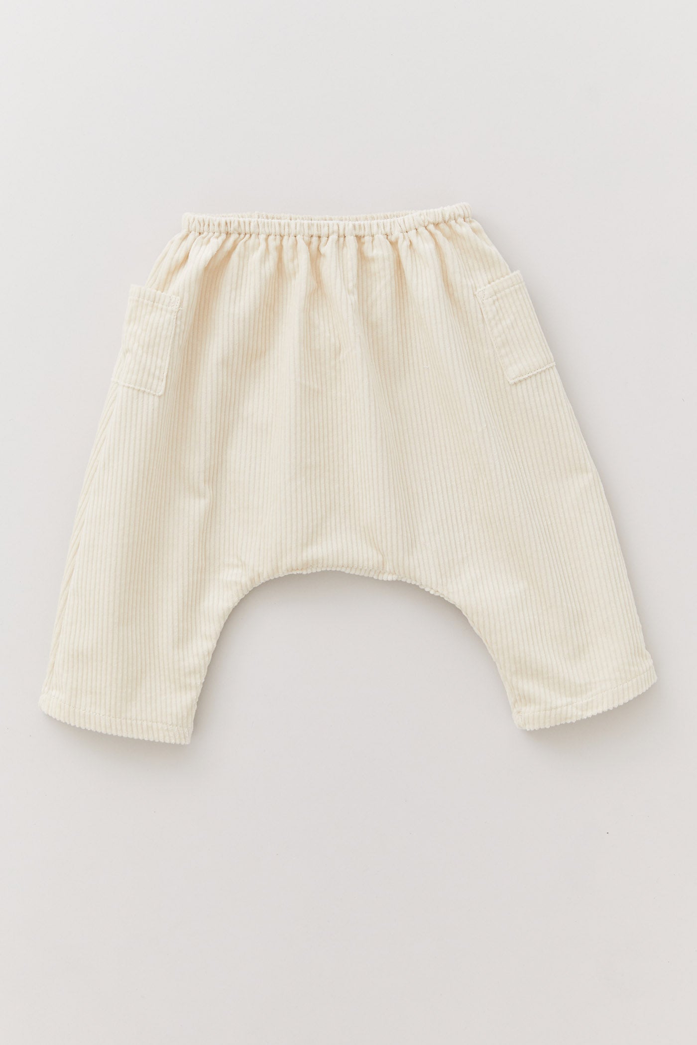 Baby Apple Trousers Cream Corduroy - Designed by Ingrid Lewis - Strawberries & Cream