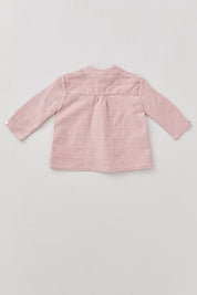 Apple Shirt in Red White Stripes - Designed by Ingrid Lewis - Strawberries & Cream