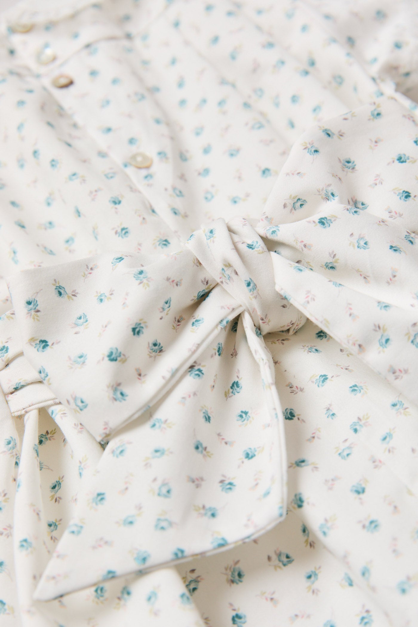 Baby Eloise Dress  Blue Petit Rose - Designed by Ingrid Lewis - Strawberries & Cream
