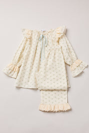 Bluebell Whisper Pyjamas - Spring Flowers - Designed by Ingrid Lewis - Strawberries & Cream