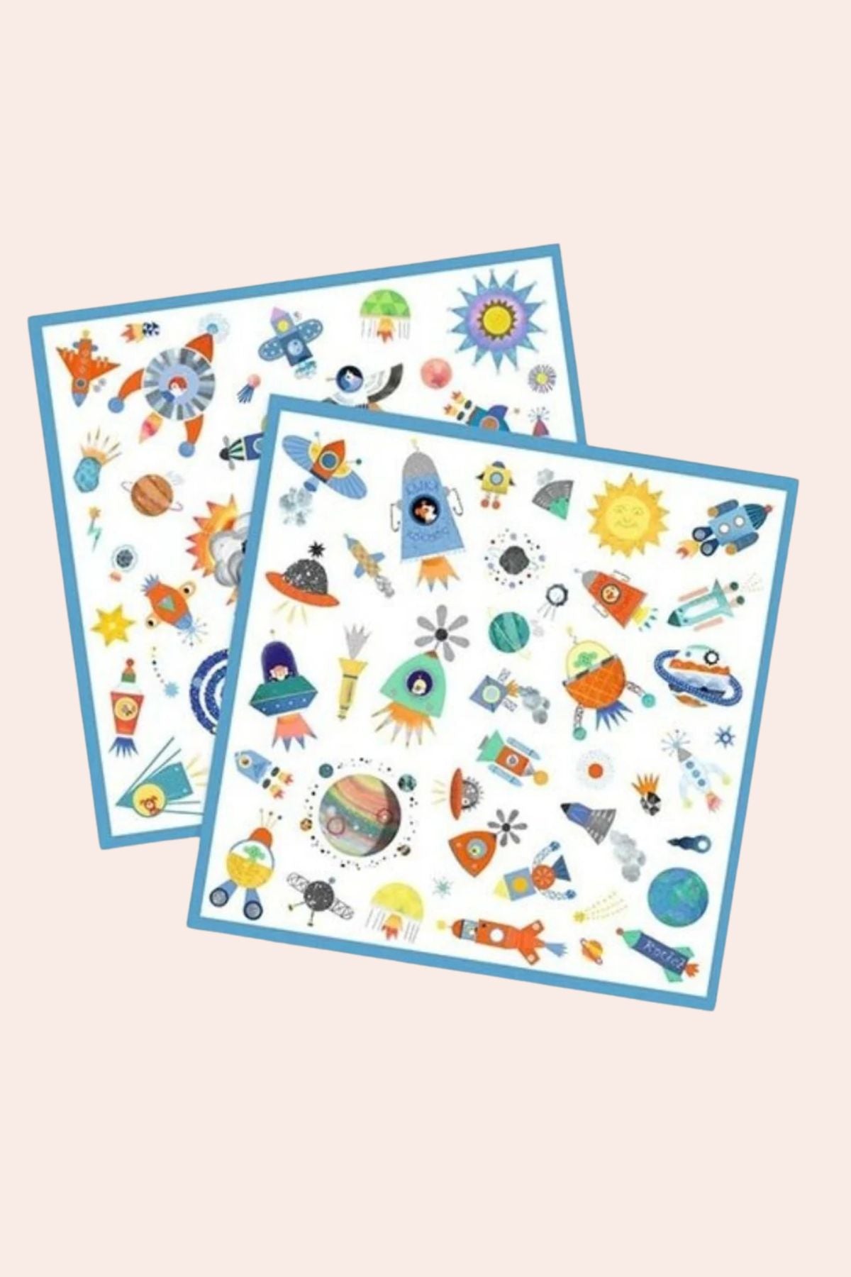 Djeco - 160 Stickers - Interstellar - Strawberries & Cream