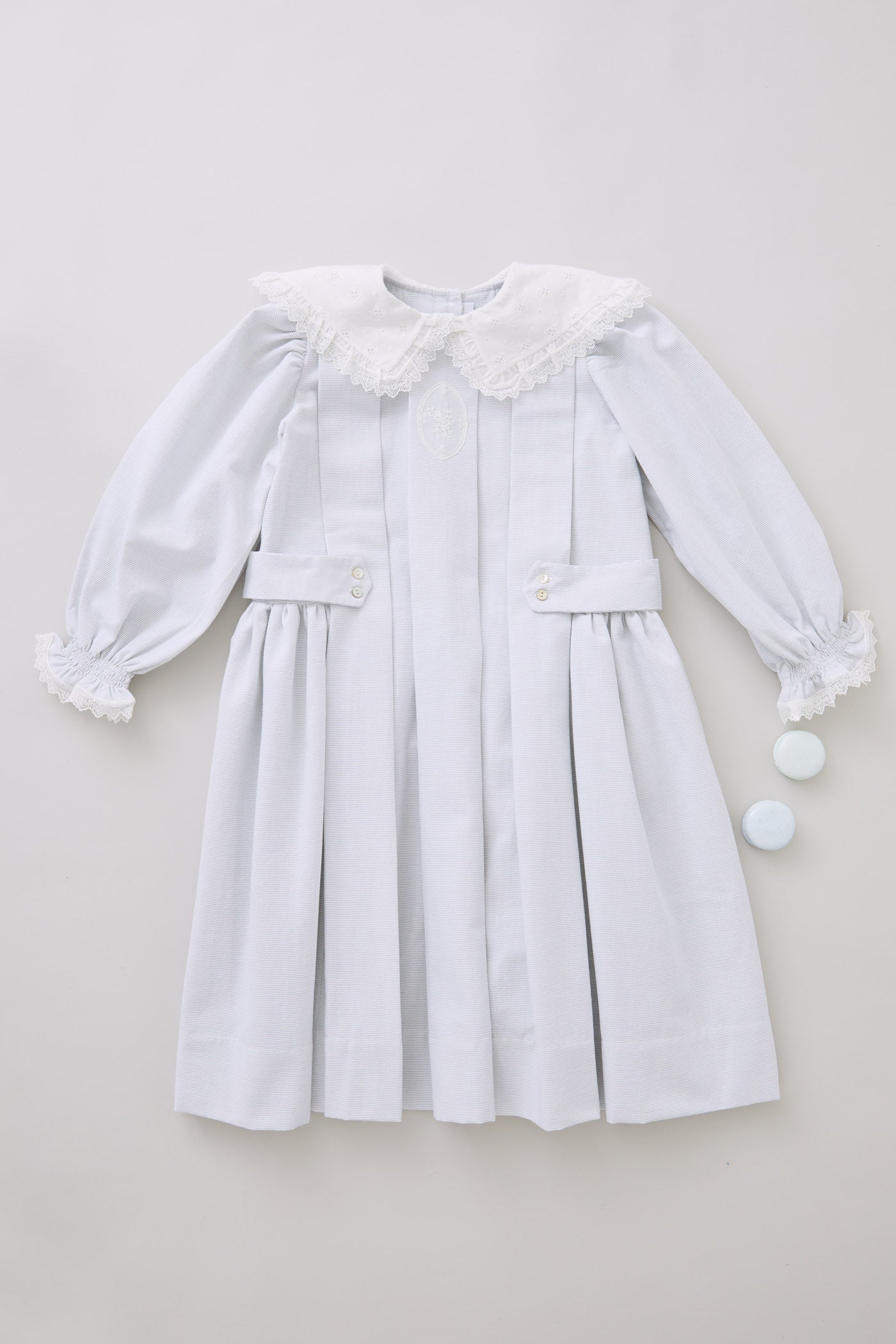 Piano Dress Light Grey - Designed by Ingrid Lewis - Strawberries & Cream