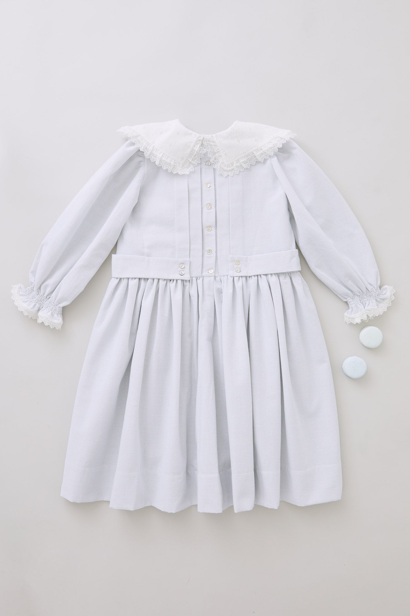 Piano Dress Light Grey - Designed by Ingrid Lewis - Strawberries & Cream