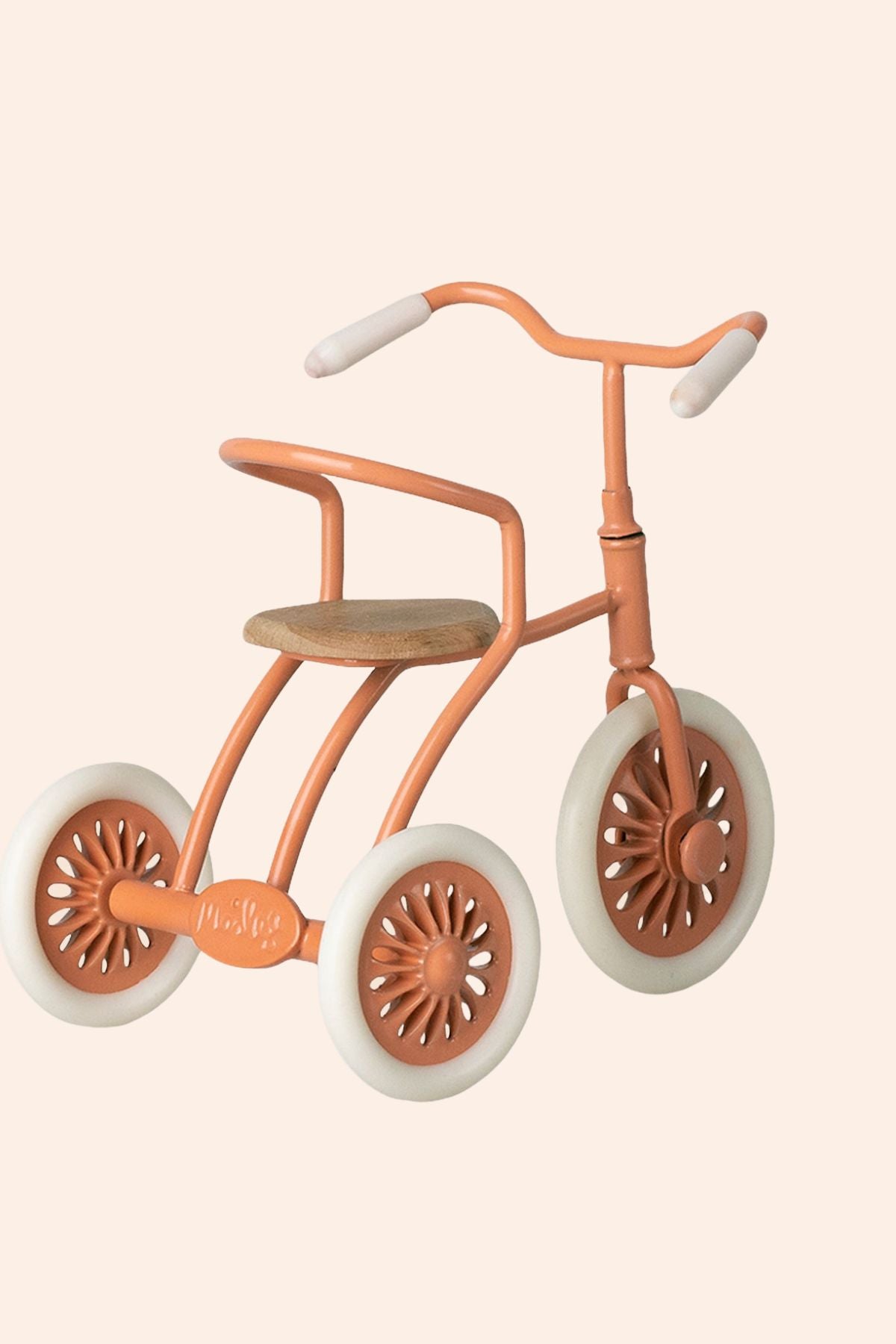 Maileg - Abri à Tricycle - Mouse - Coral - Strawberries & Cream