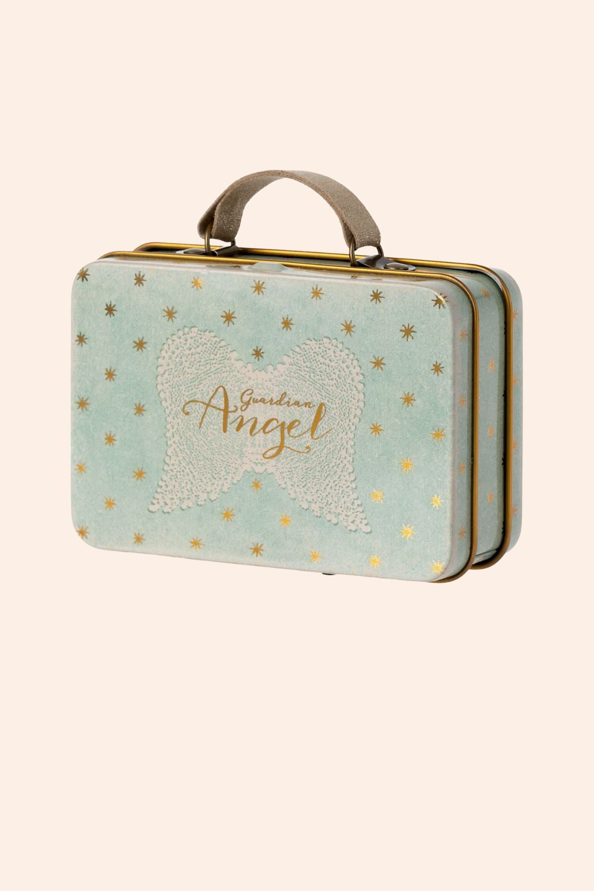 Maileg - Angel Mouse In Suitcase - Strawberries & Cream