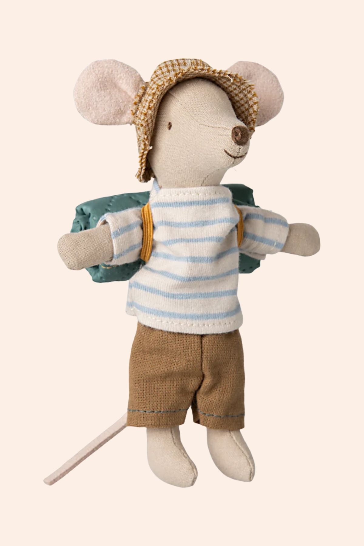 Maileg - Hiker Mouse - Big Brother - Stripes - Strawberries & Cream