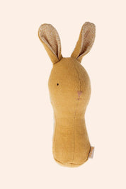 Maileg - Lullaby Friends - Bunny Rattle - Dusty Yellow - Strawberries & Cream