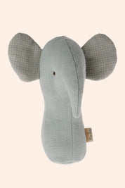 Maileg - Lullaby Friends - Elephant Rattle - Dusty Blue - Strawberries & Cream