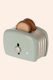 Maileg - Miniature Toaster with bread - Mint - Strawberries & Cream