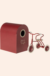 Maileg - Mouse - Abri à Tricycle - Red - Strawberries & Cream