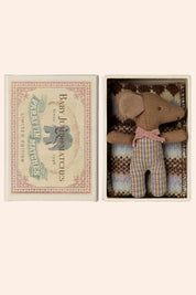 Maileg - Sleepy/Wakey Baby Mouse in Matchbox - Rose - Strawberries & Cream