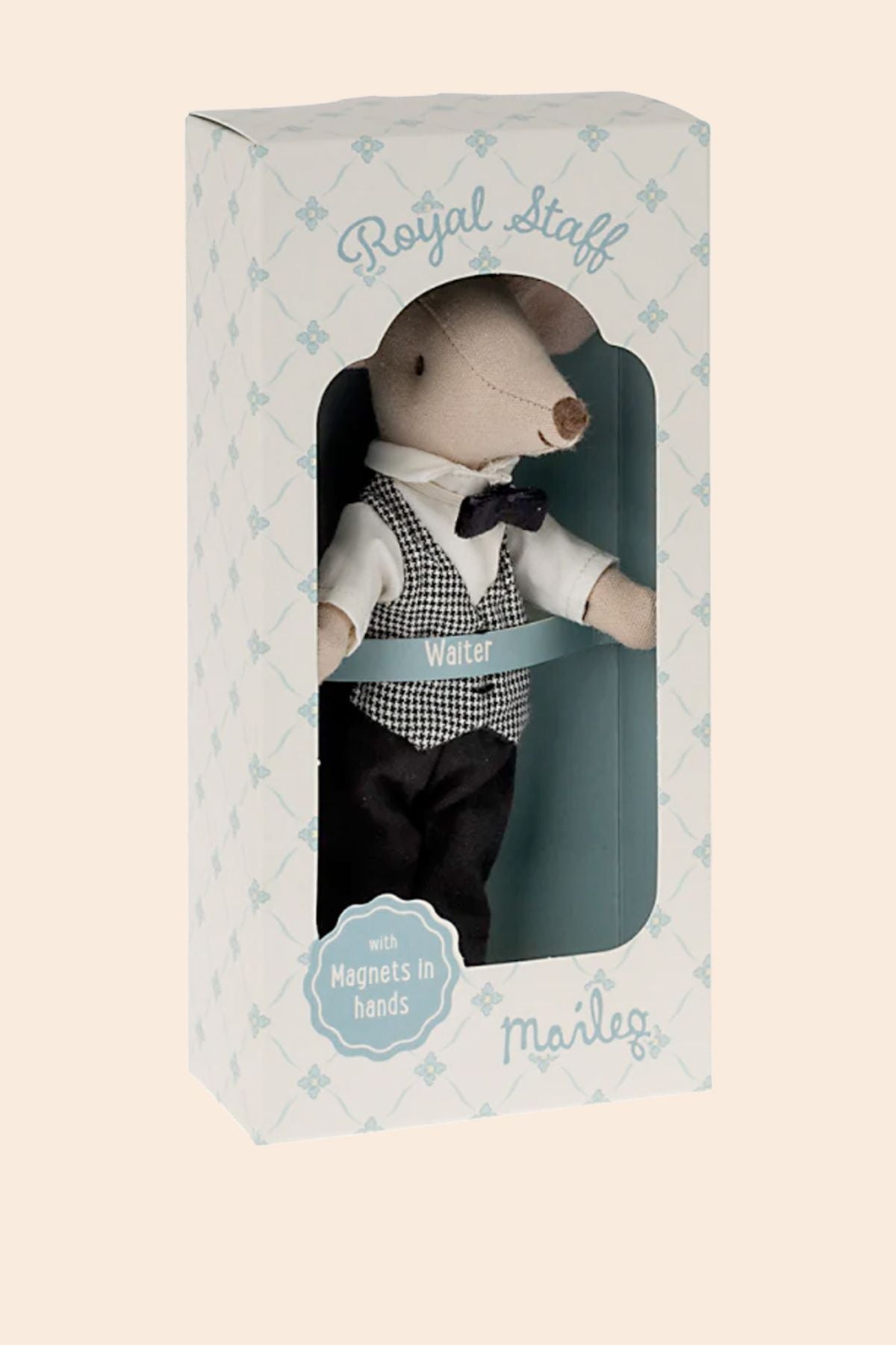 Maileg - Waiter Mouse - Strawberries & Cream
