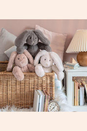 Moulin Roty - Arthur et Louison - Little Louison Grey Rabbit - Strawberries & Cream