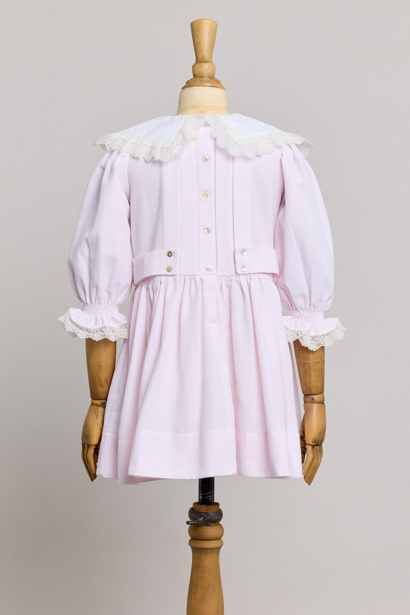 Piano Dress Pink Stripe - Designed by Ingrid Lewis - Strawberries & Cream