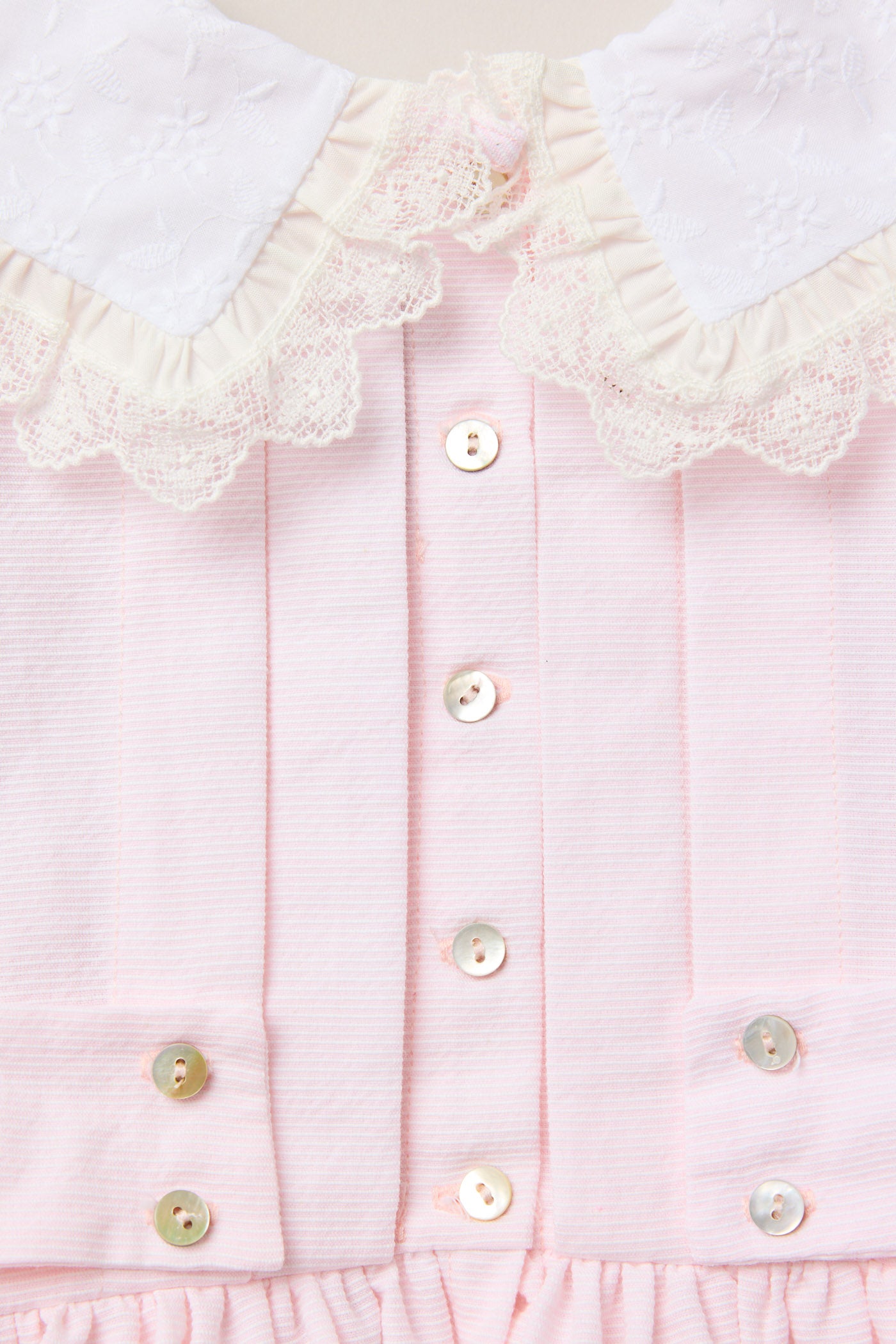 Baby Piano Dress Pink Stripe - Designed by Ingrid Lewis - Strawberries & Cream