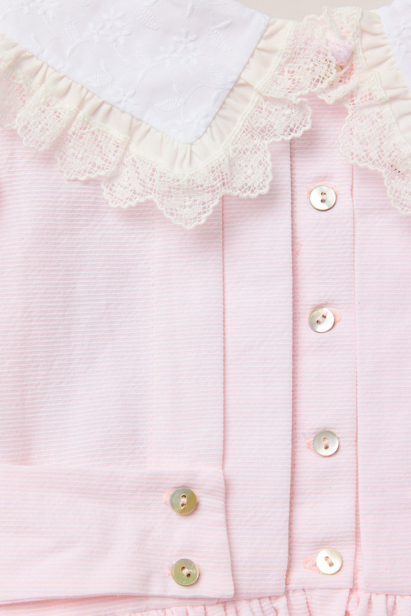 Baby Piano Dress Pink Stripe - Designed by Ingrid Lewis - Strawberries & Cream