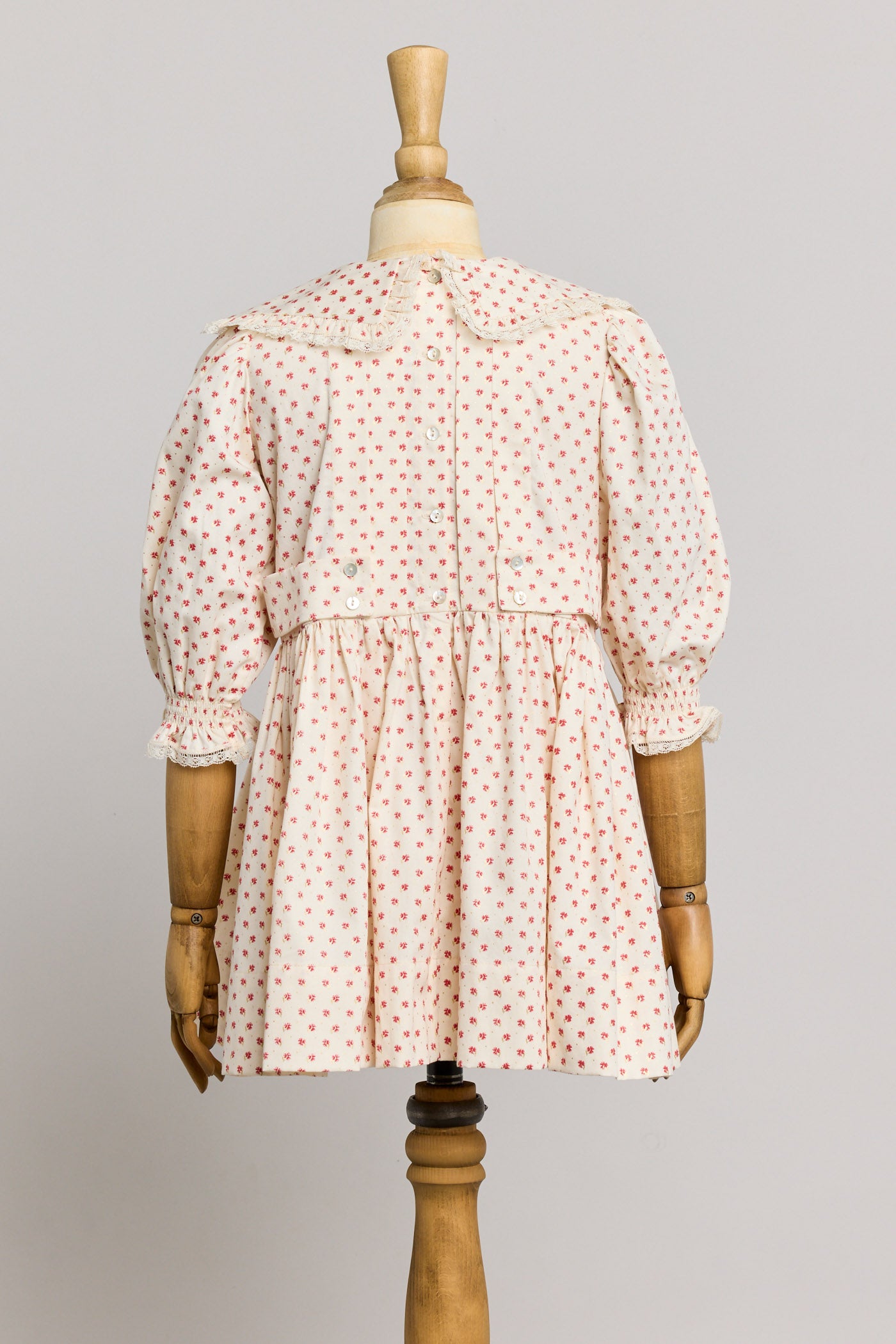 Piano Dress Windsor Flower - Designed by Ingrid Lewis - Strawberries & Cream