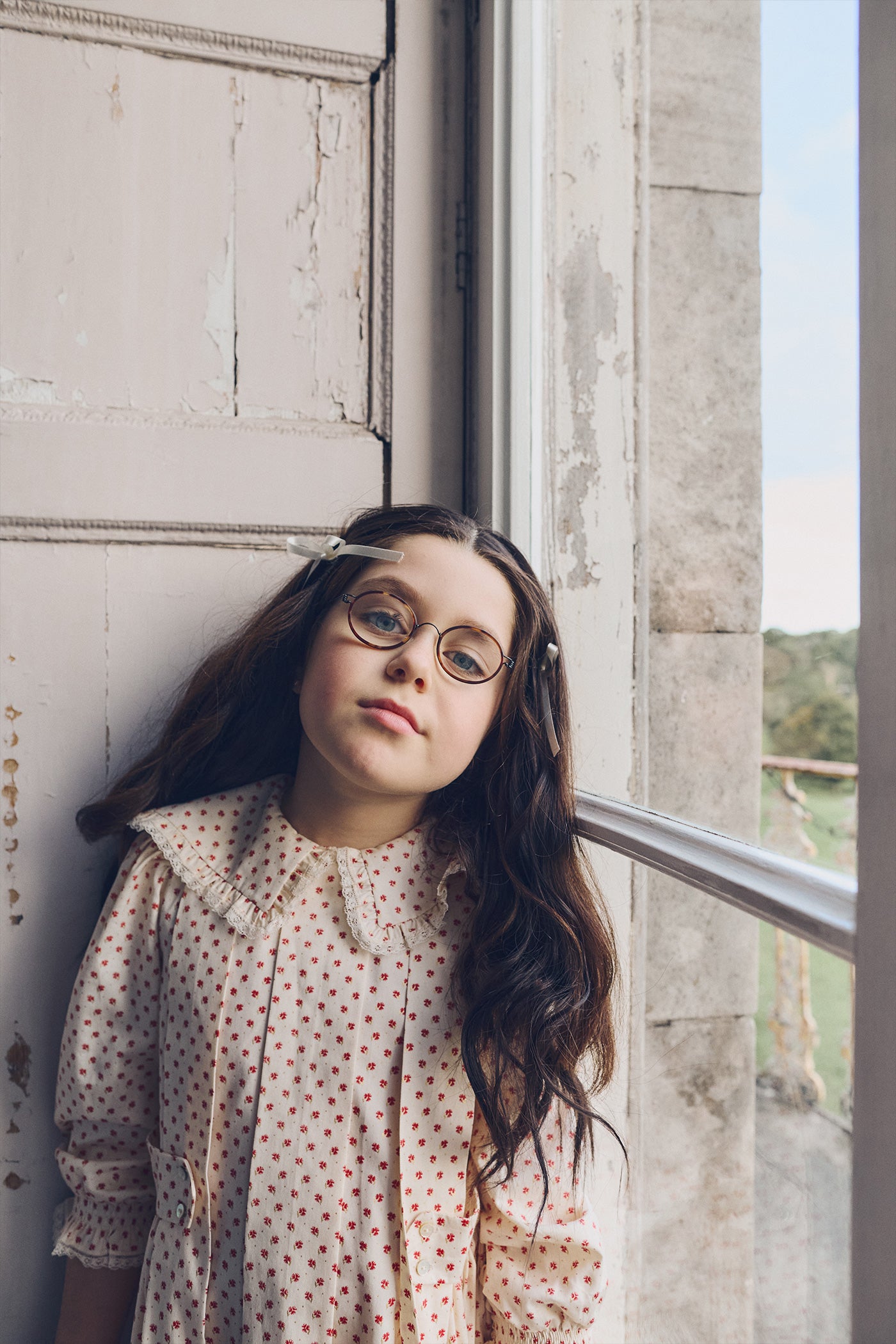 Piano Dress Windsor Flower - Designed by Ingrid Lewis - Strawberries & Cream