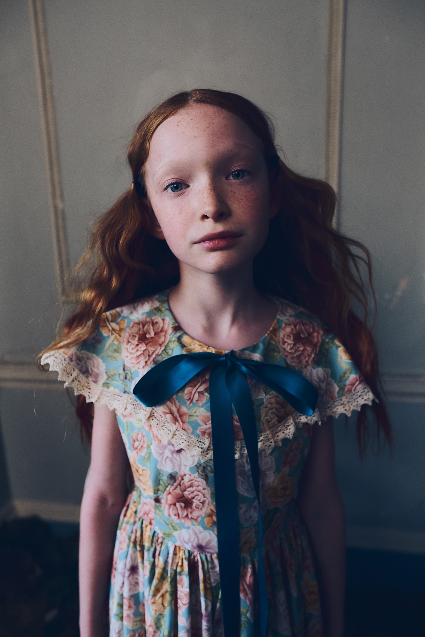 Royal Dress in Liberty English Peonies - Designed by Ingrid Lewis - Strawberries & Cream