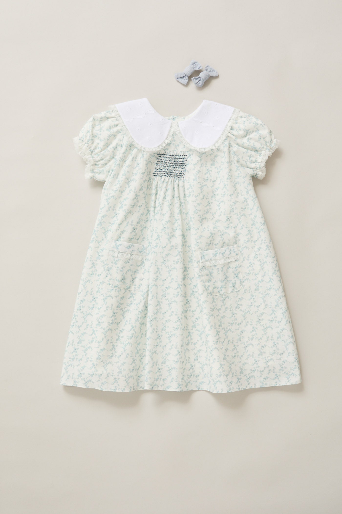 Popcorn Dress Monet Flowers