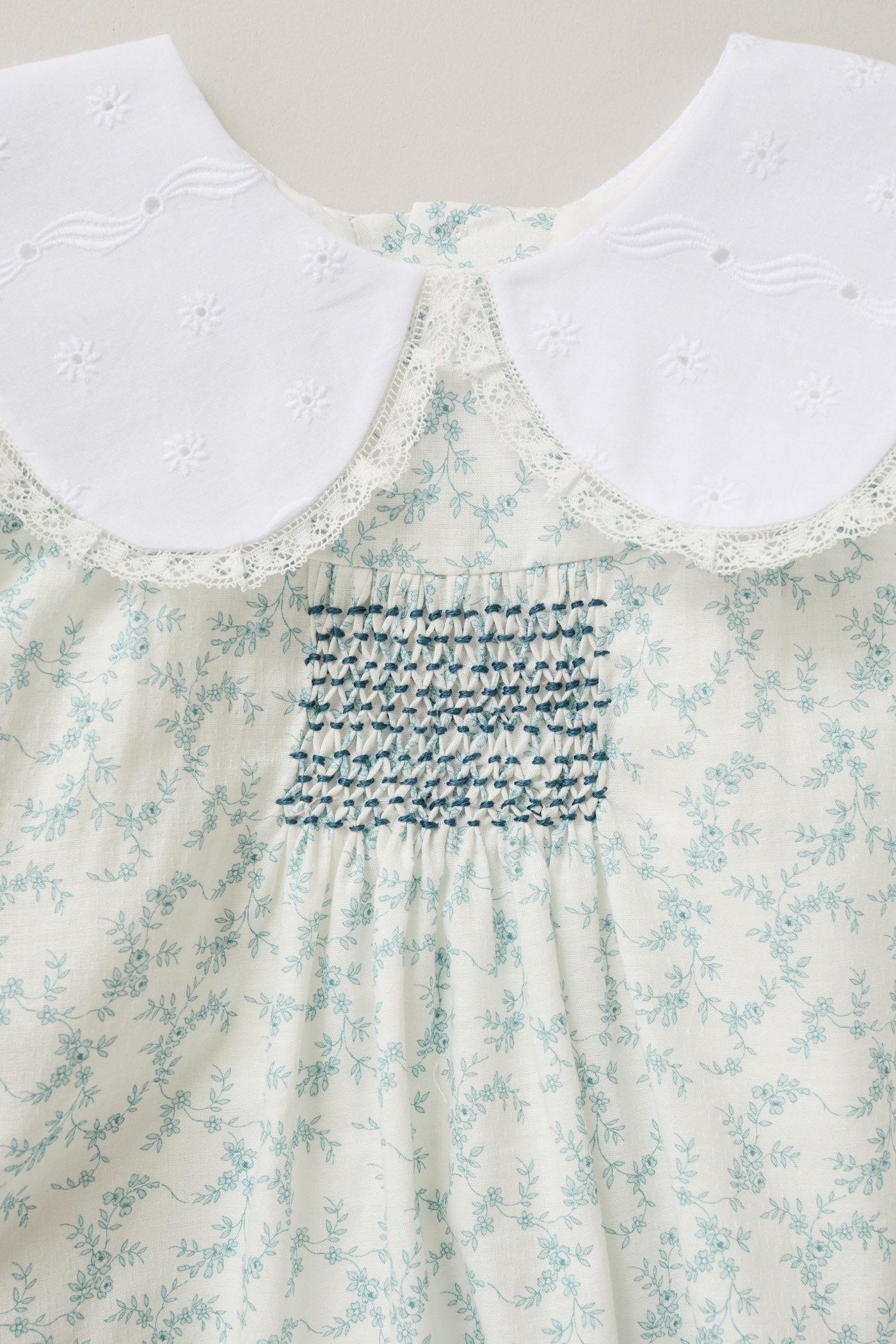 Popcorn Dress Monet Flowers