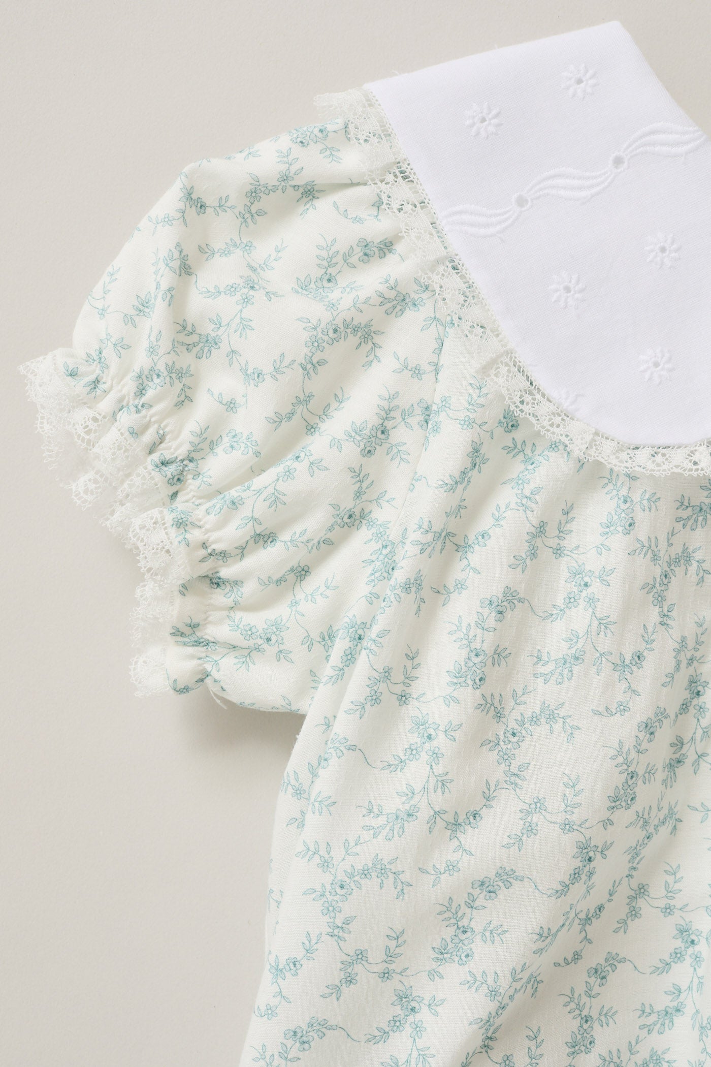 Popcorn Dress Monet Flowers