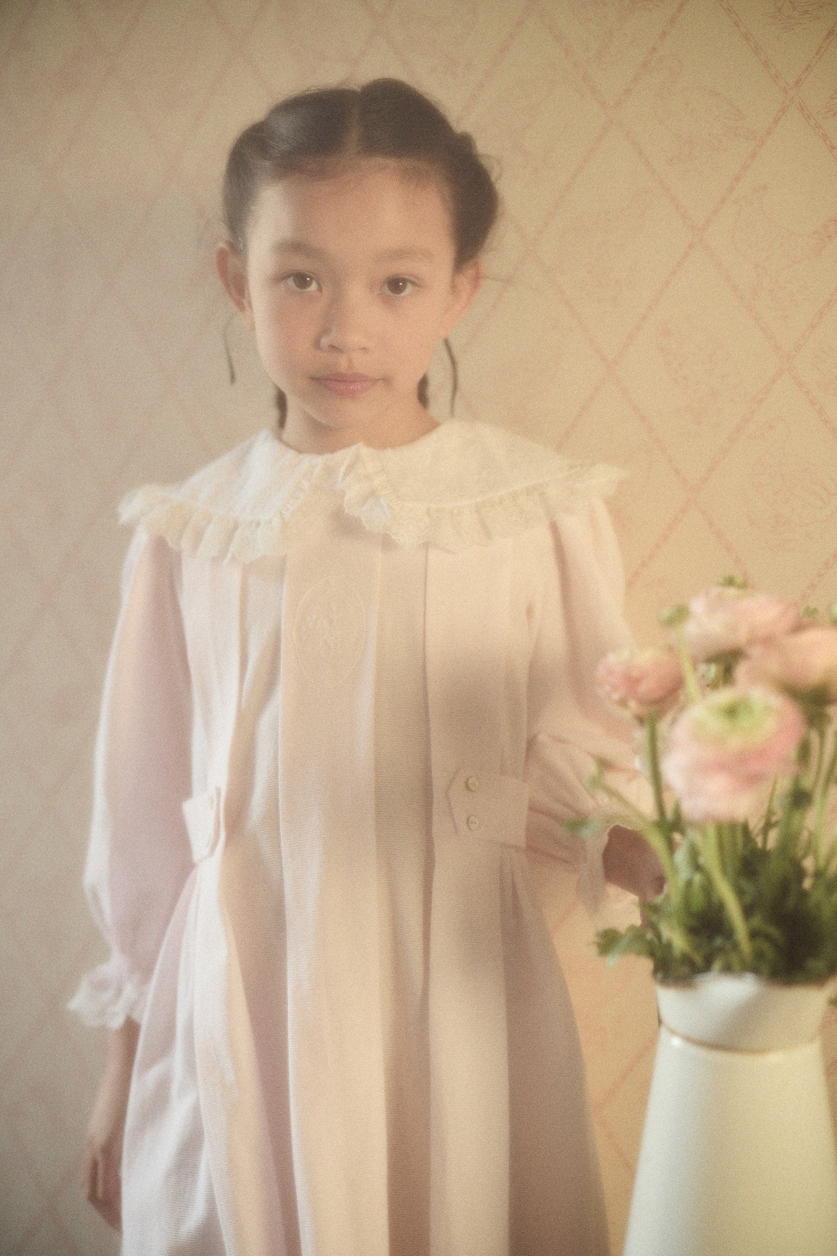 Piano Dress Pink Stripe - Designed by Ingrid Lewis - Strawberries & Cream