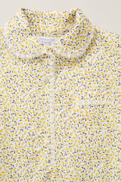 Baby Pyjama in Lemons Liberty Print