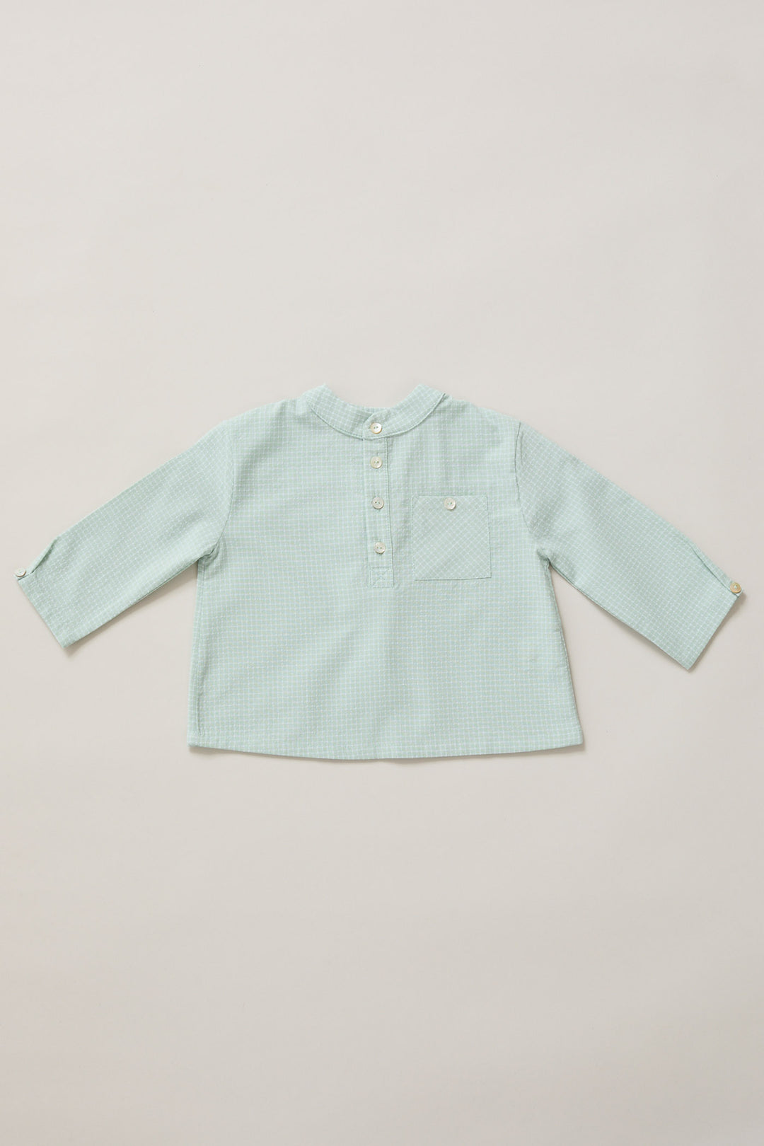 Apple Shirt in Sage Green Check