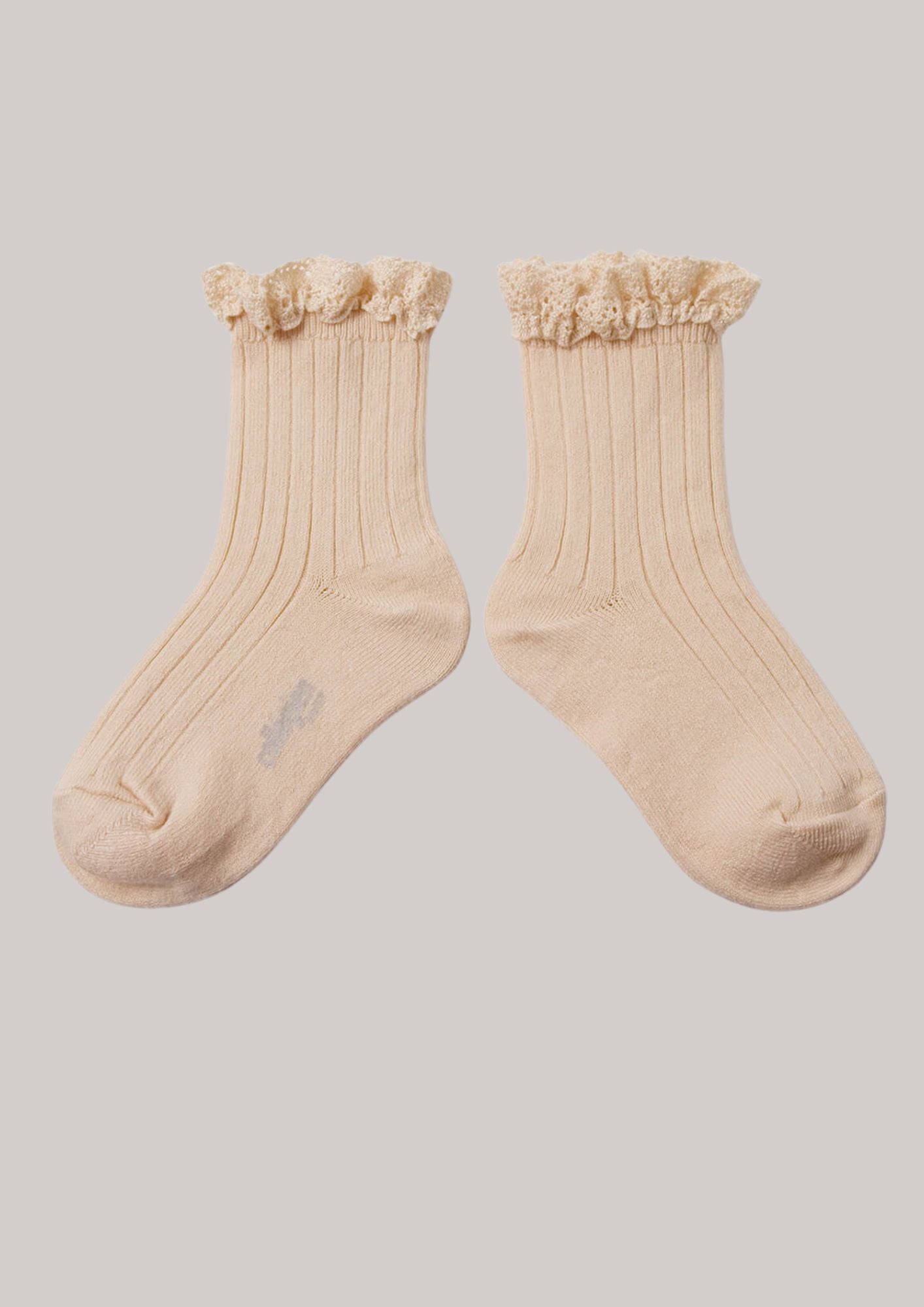 Collegièn X Strawberries & Cream - Lili Sorbet Ankle Socks Lace