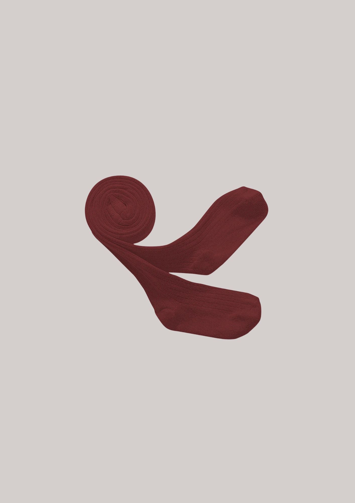 Collegien Louise Ribbed Tights, Camomille main image 1