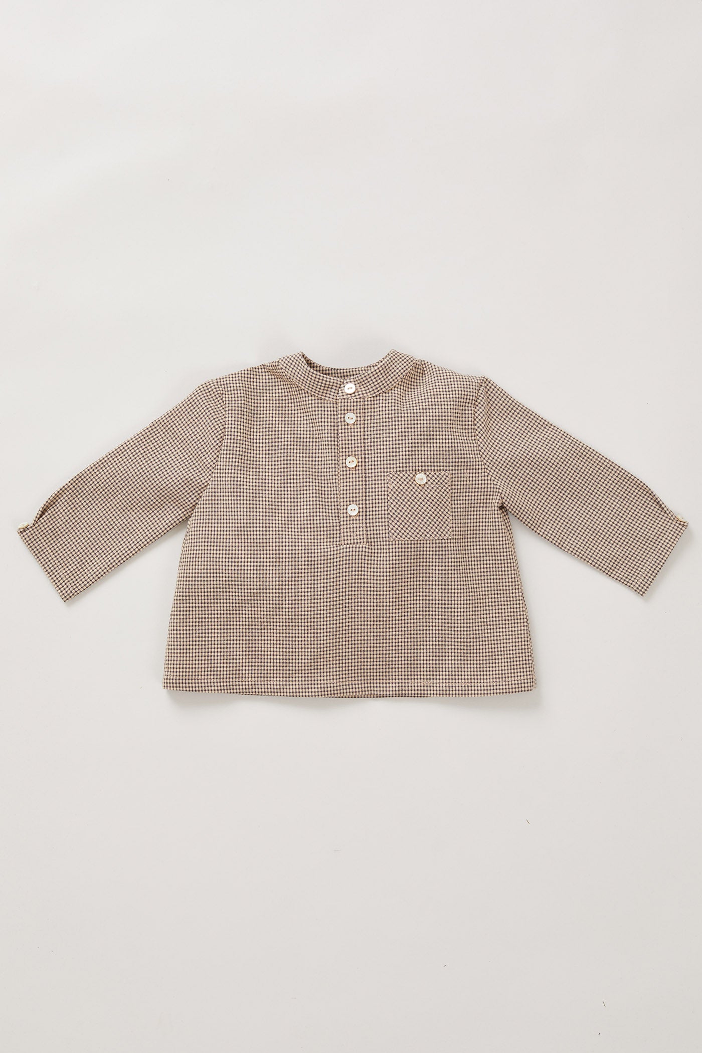 Apple Shirt Brown Check