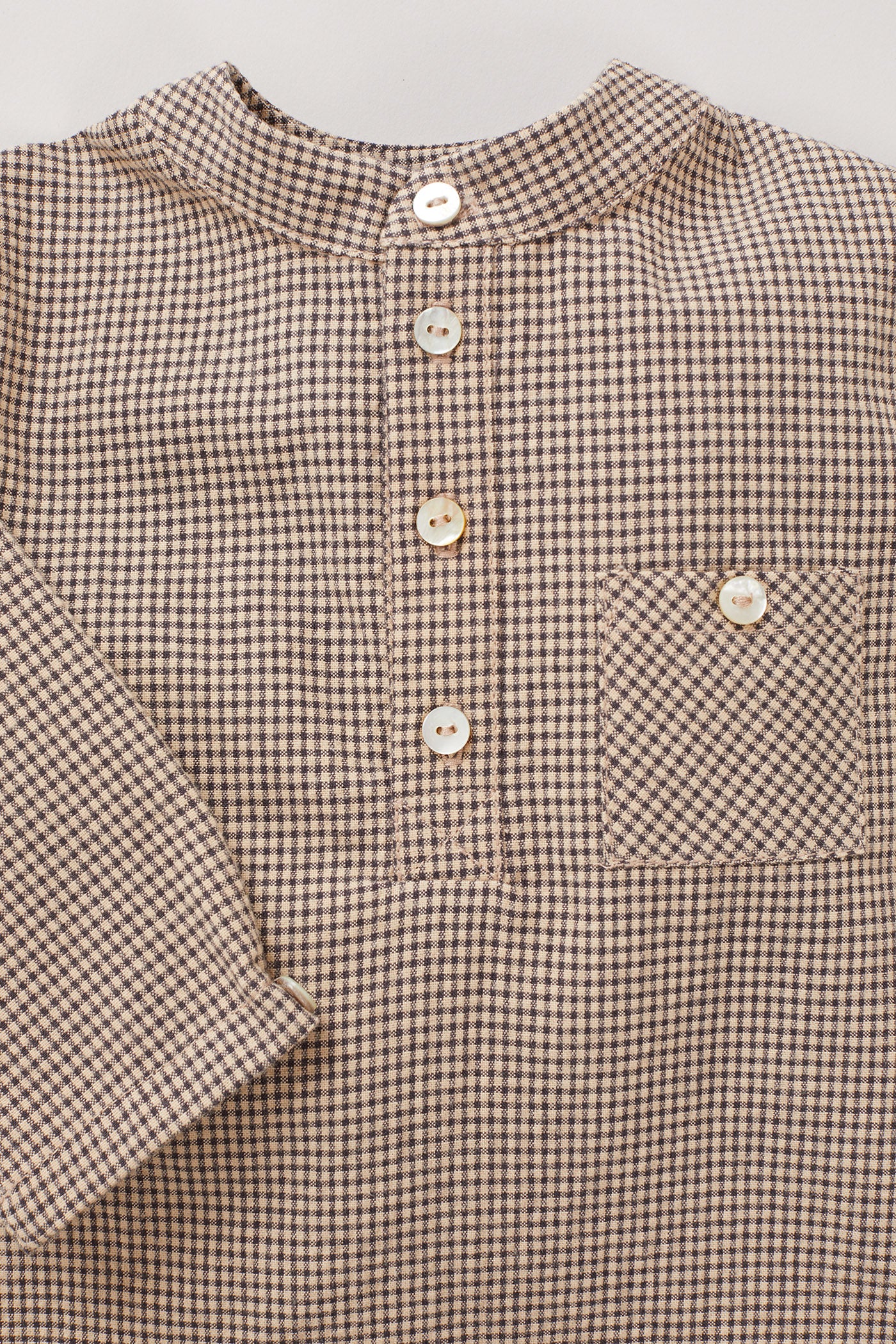 Apple Shirt Brown Check