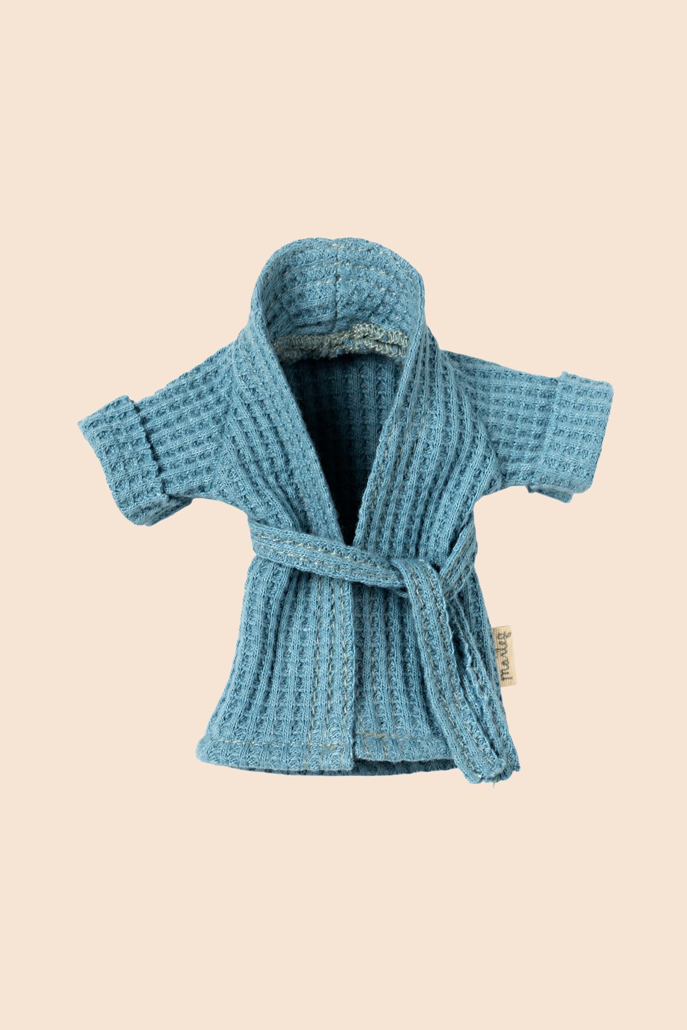 Maileg Bathrobe Dusty Blue - Clothes Cabin de Plage