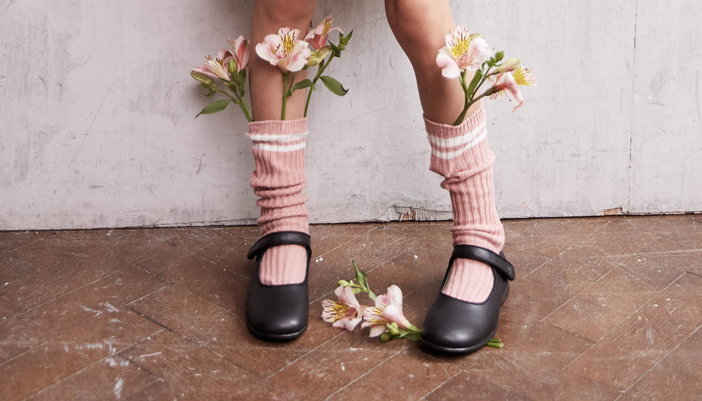 Girl Socks & Tights - Strawberries & Cream