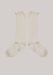 Collégien X Strawberries & Cream -Joséphine Doux Agneaux - Knee Socks with Lace