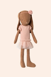 Maileg Bunny size 1, Chocolate brown - Ballet suit and skirt