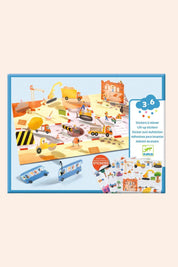 Djeco - Lift-Up Stickers - Vehicles