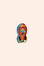 Djeco Spaceship - 16 Pcs Shiluouette Puzzle