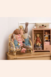 Maileg - Rabbit, Size 3 - Brown - Knitted shirt and overall - PRE-ORDER, Estimated shipping: February (Copy) (Copy)