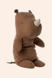 Maileg - Safari Friends - Medium Rhino - Chocolate