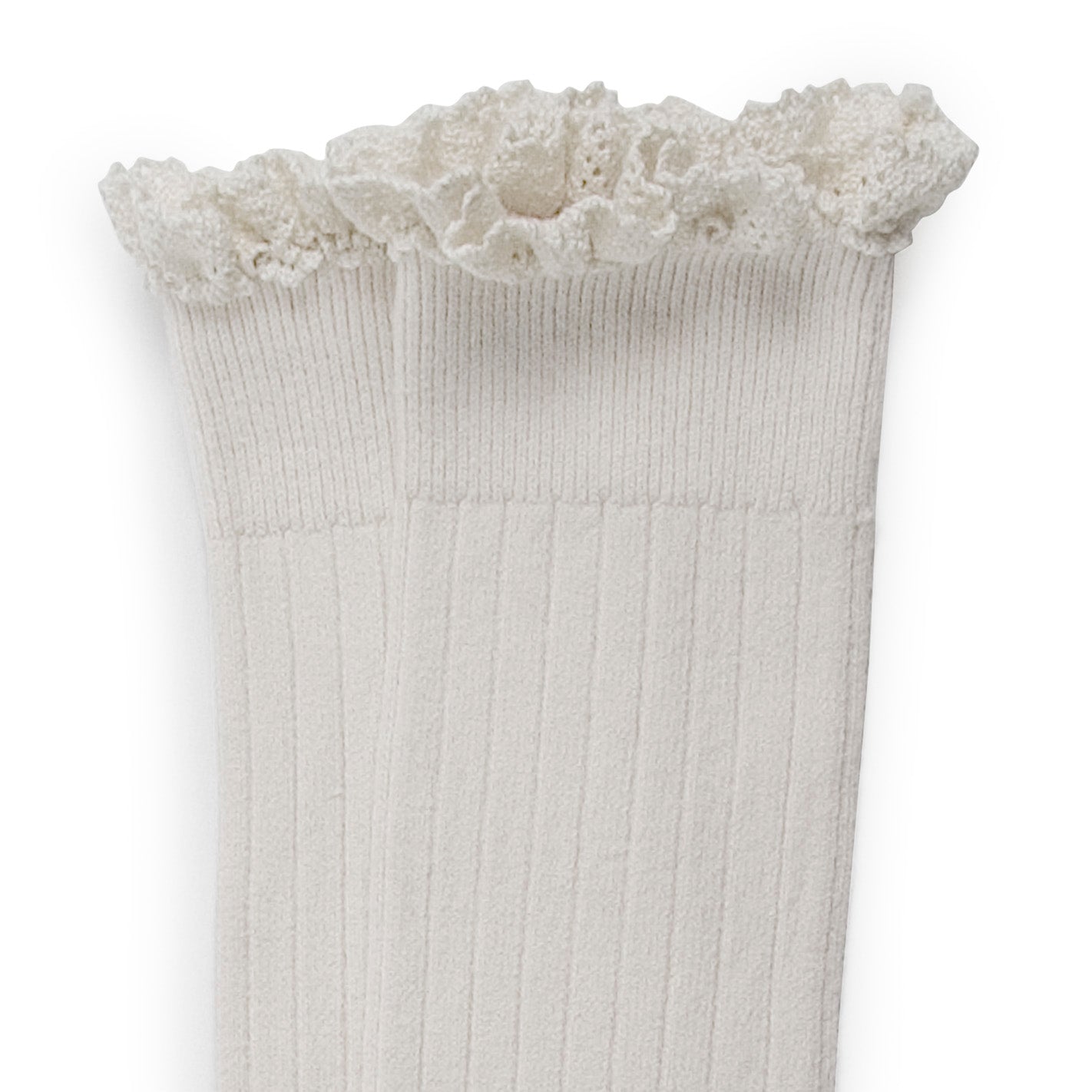 Joséphine Blanc Neige - Knee Socks with Lace