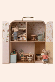 Maileg - SuitCasa, Little sister and brother Mouse