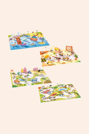 Djeco - Lift-Up Stickers - Vehicles