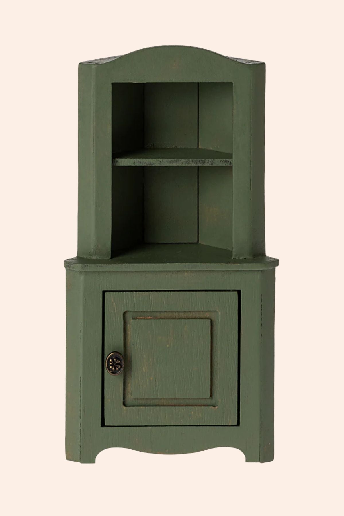 Maileg - Corner Cabinet, Mouse - Dark Green