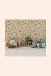 Maileg - Folding Chair Mouse, Green Check