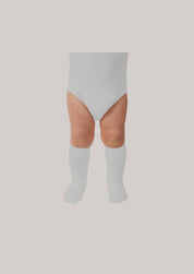 La Haute Jour de Pluie-Knee High Socks Grey