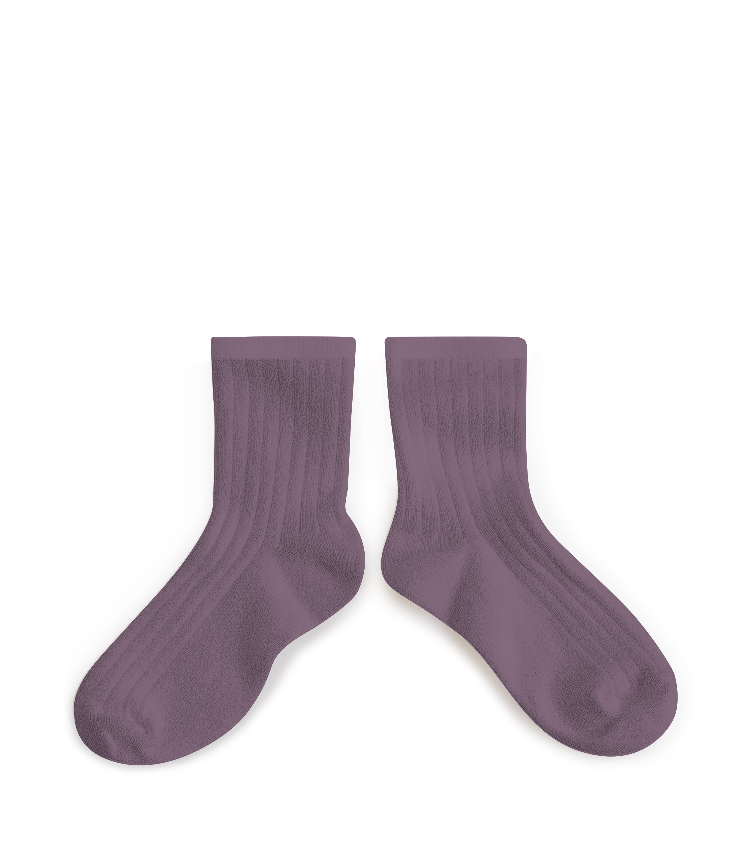 Ribbed Ankle Socks Japanese Wisteria (lilac)