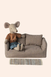 Maileg - Rug - Striped Medium - Mouse