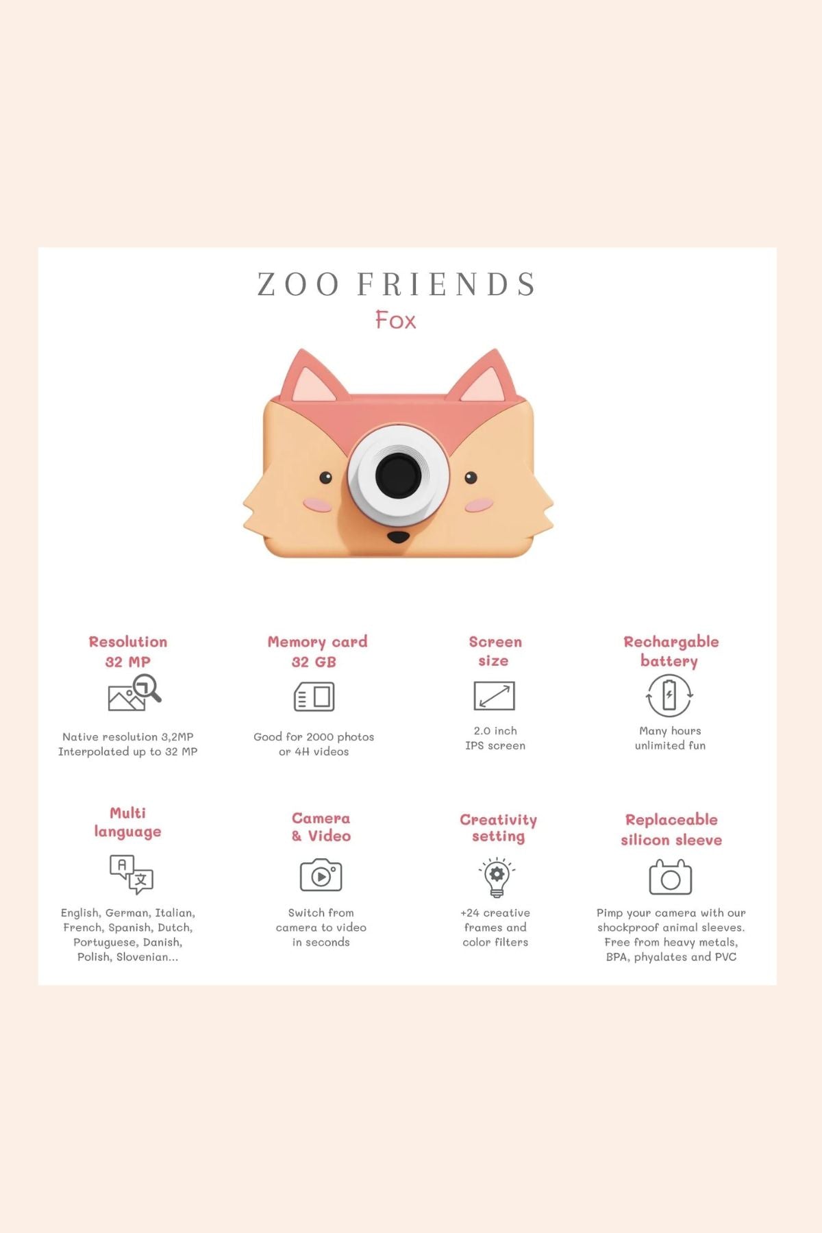 The Zoo Family - Zoo Friends - The Fox